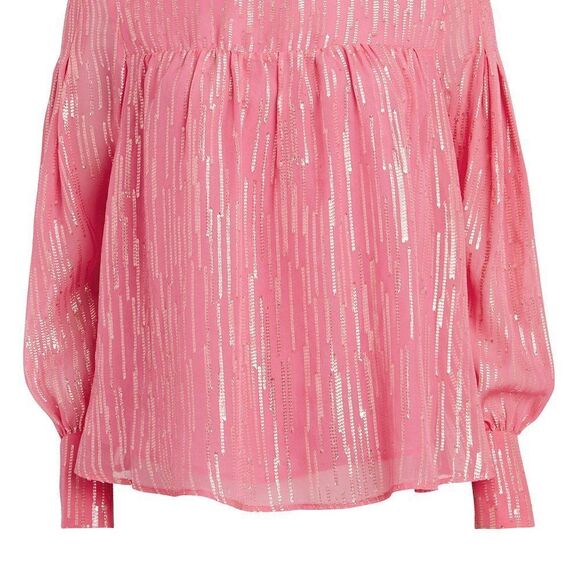 New Birgitte Herskind Ilse Silk Striped Blouse - Picture 6 of 15